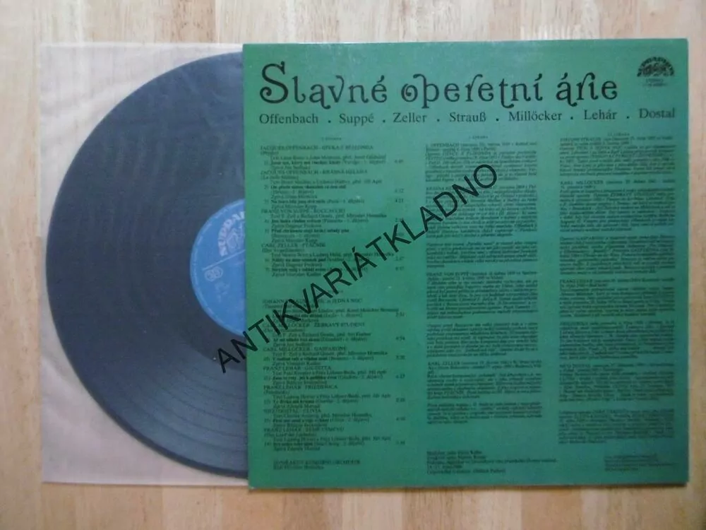 SLAVNÉ OPERNÍ ÁRIE, OFFENBACH, SUPPÉ, STRAUSS, AJ.