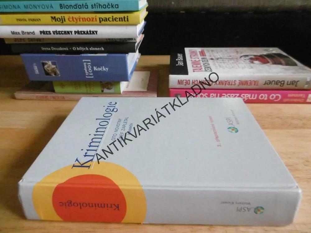 KRIMINOLOGIE, OTO NOVOTNÝ, JOSEF ZAPLETAL, **an