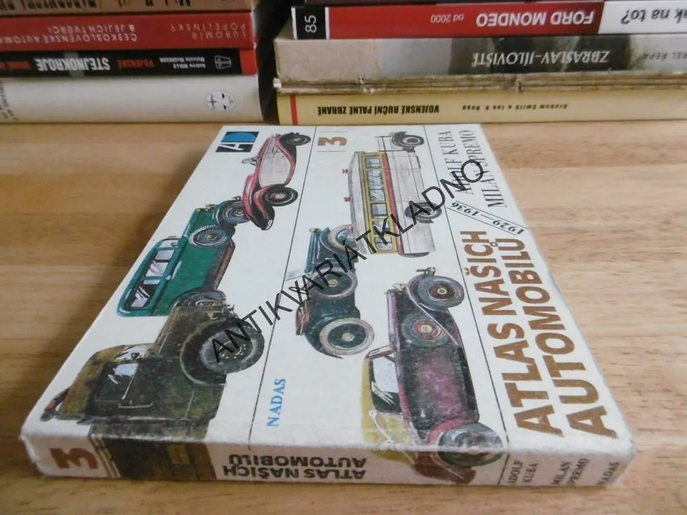 ATLAS NAŠICH AUTOMOBILŮ 3., 1929-1936, ADOLF KUBA, **an