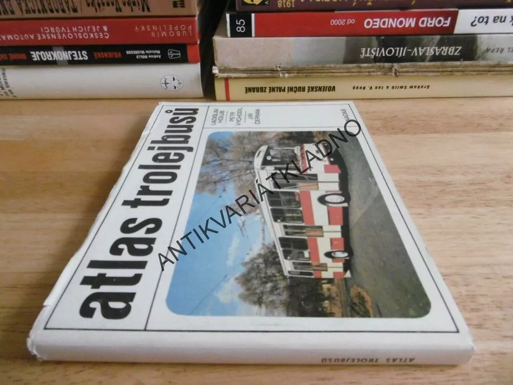 ATLAS TROLEJBUSŮ, MHD, AUTOBUS, HOLUB, VYCHODIL, ČERMÁK, **an