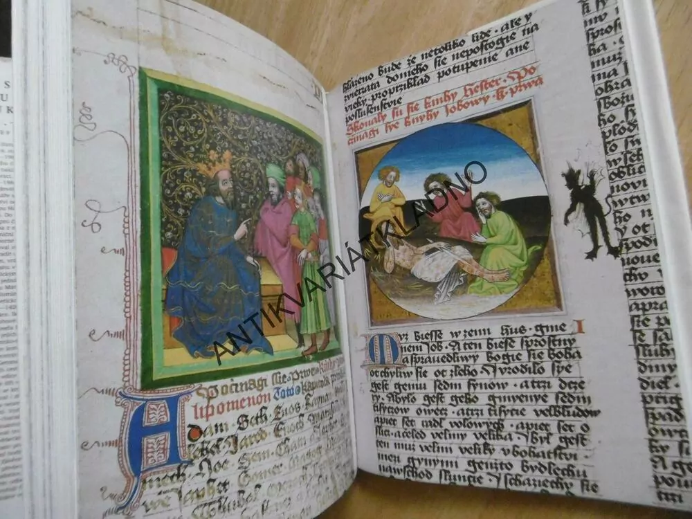 ČESKÉ ILUMINOVANÉ RUKOPISY 13-16. ST. JOSEF KRÁSA, **an