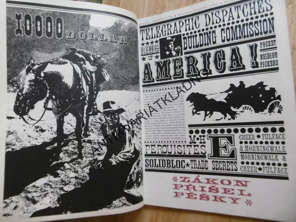 ZÁKON PŘIŠEL PĚŠKY, DIVOKÝ ZÁPAD, WESTERN, INDIÁNI, AMERIKA, 1966