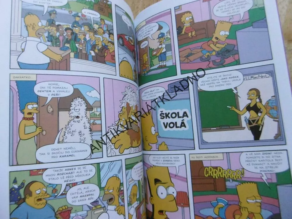 SIMPSONOVI KOMIKSOVÁ ZAŠÍVÁRNA, KOMIKS, **an