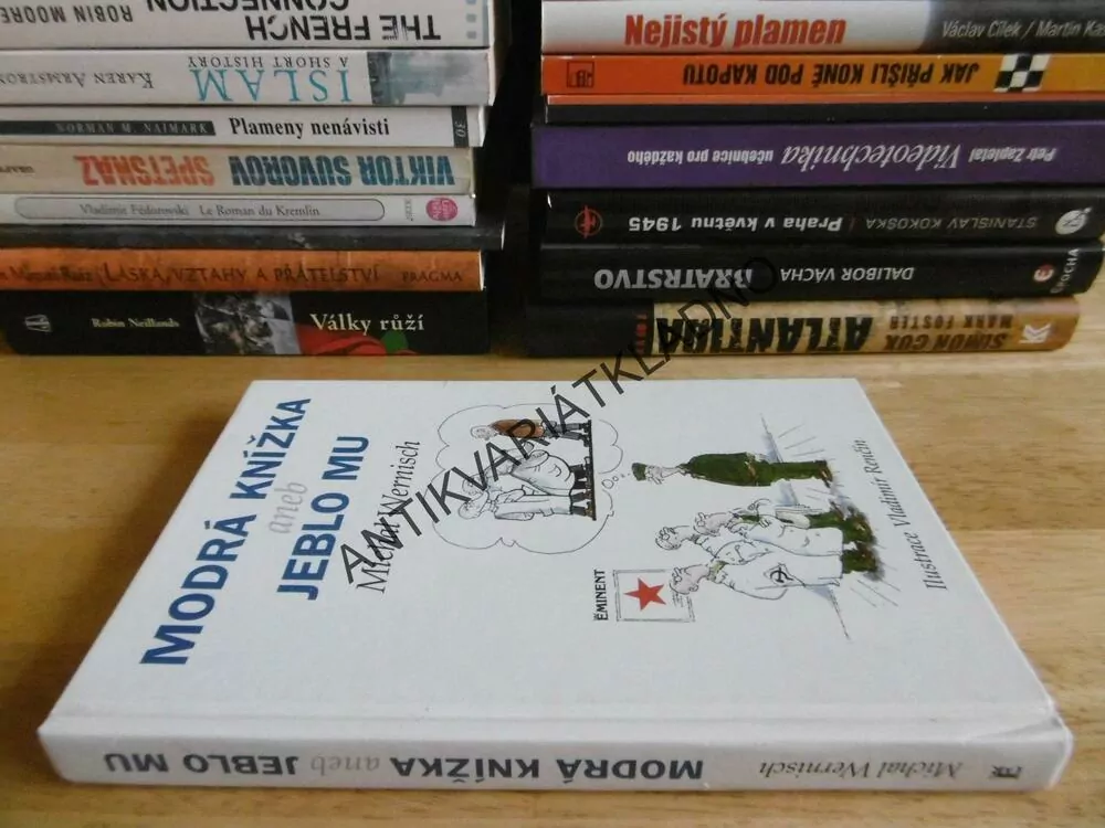 MODRÁ KNÍŽKA ANEB JEBLO MU, MICHAL WERNISCH, VLADIMÍR RENČÍN, **an