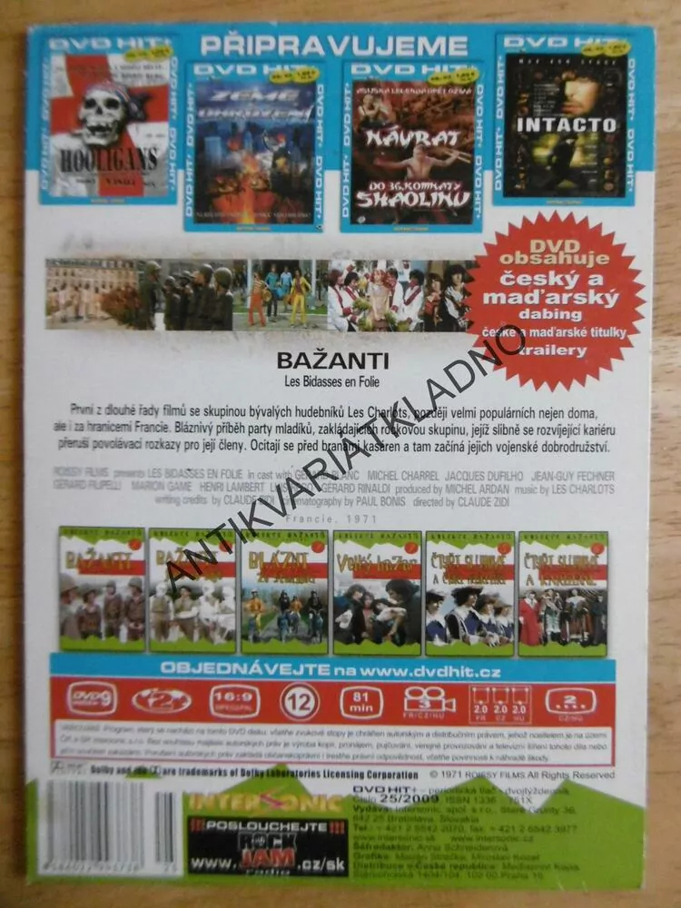BAŽANTI 1. DVD FILM