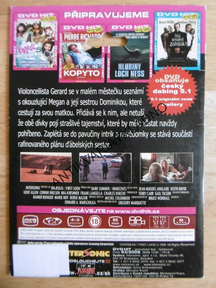 NEVINNÍ, DVD FILM