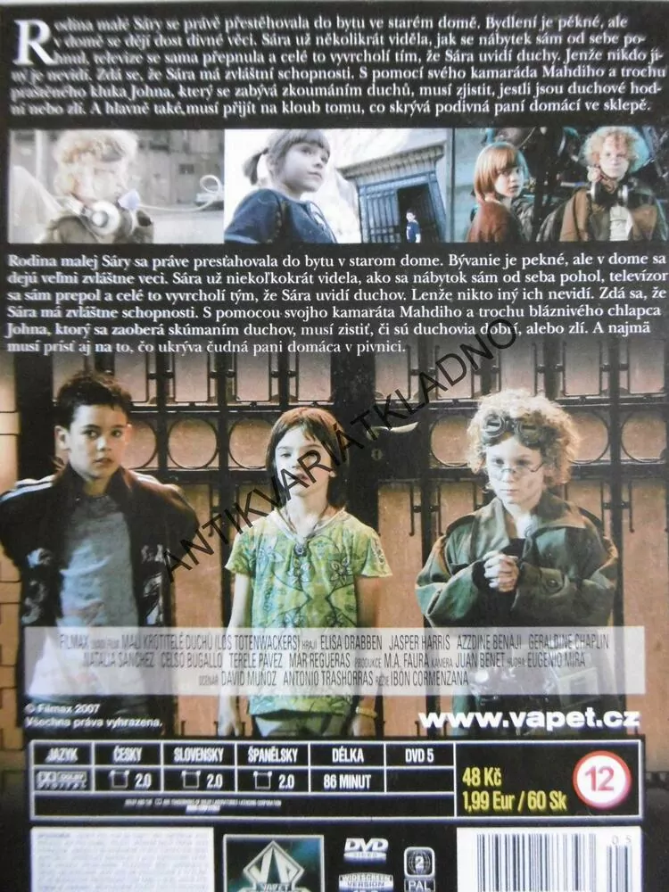 MALÍ KROTITELÉ DUCHŮ, DVD FILM 