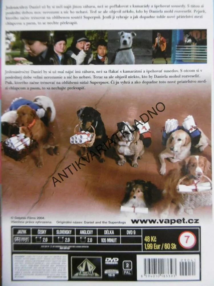 DANIEL A SUPERPSI, DVD FILM 