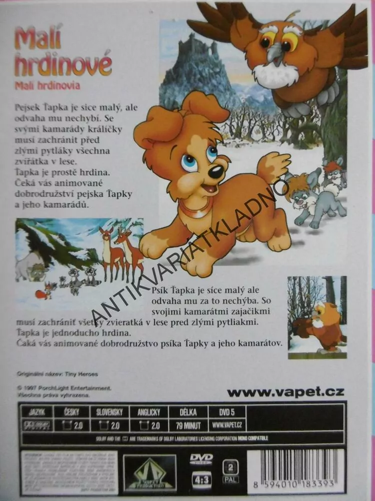 MALÍ HRDINOVÉ, DVD FILM 