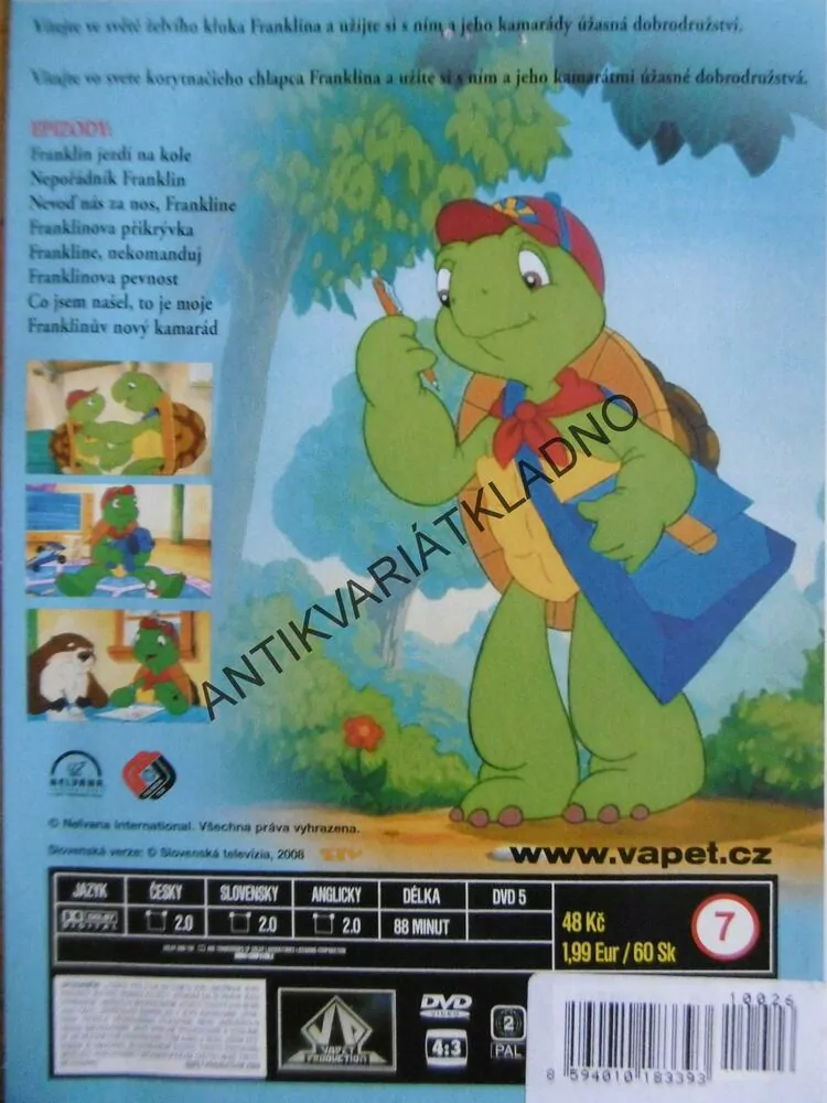 FRANKLIN A JEHO DOBRODRUŽSTVÍ 2., DVD FILM