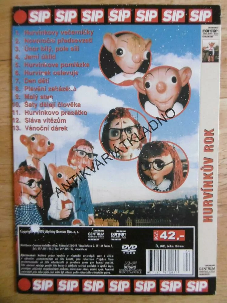 HURVÍNKŮV ROK, DVD FILM 