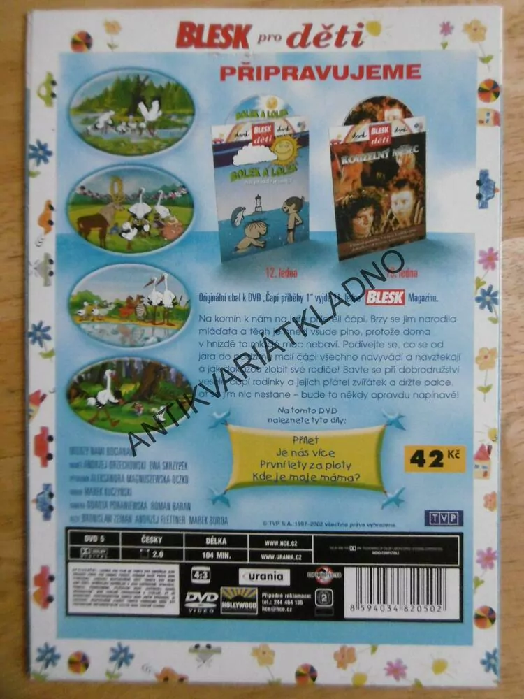 ČAPÍ PŘÍBĚHY 1., DVD FILM