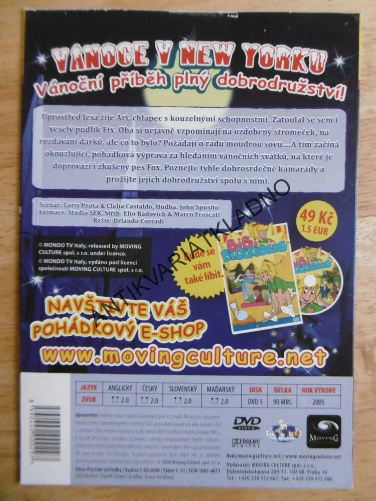 VÁNOCE V NEW YORKU, DVD FILM