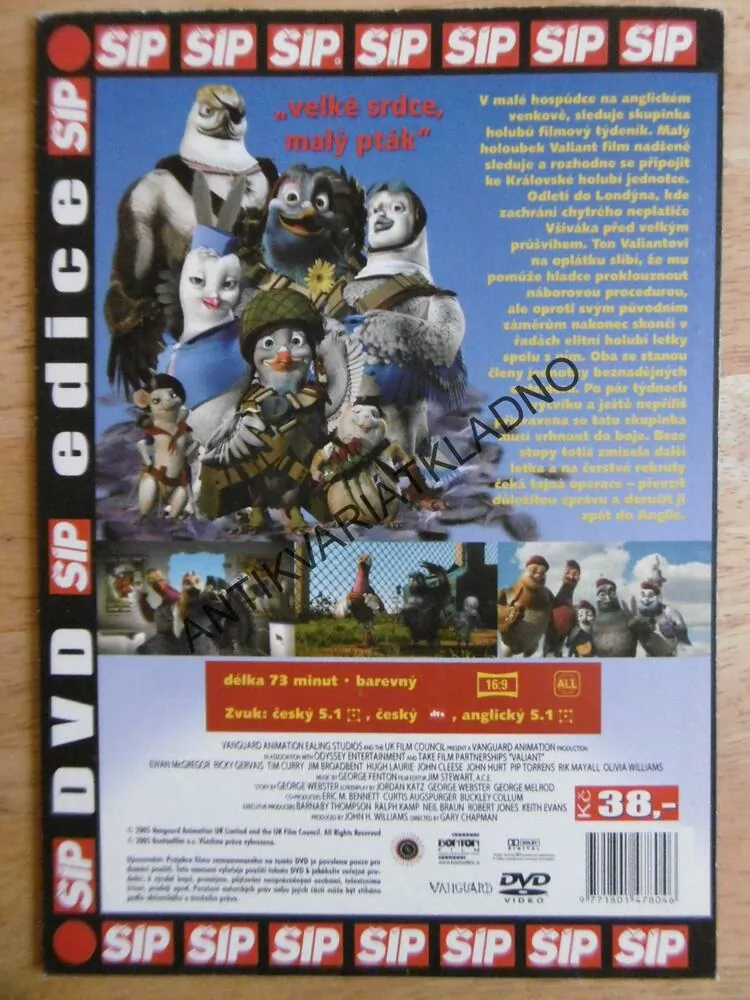 VALIANT, DVD FILM