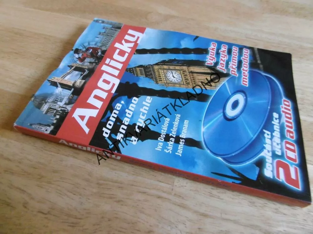 ANGLICKY DOMA, SNADNO A RYCHLE, VÝKUJA JAZYKA PŘÍMOU METODOU, bez CD, ANGLIČTINA, ANGLICKÝ JAZYK, **an