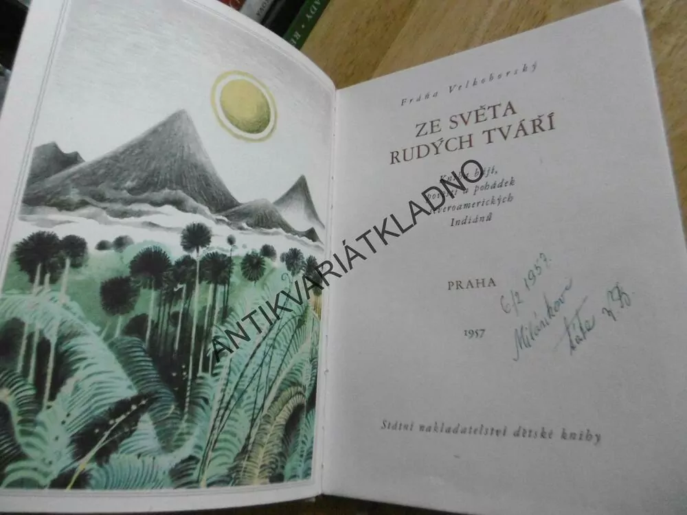 ZE SVĚTA RUDÝCH TVÁŘÍ, FRÁŇA VELKOBORSKÝ, 1957, **an