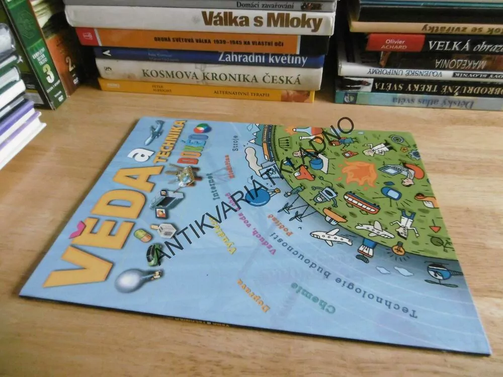 VĚDA A TECHNIKA DOKÉO, DOPRAVA, VANÁLEZY, INTERNET, POČÍTAČ, STROJE, AJ., **an