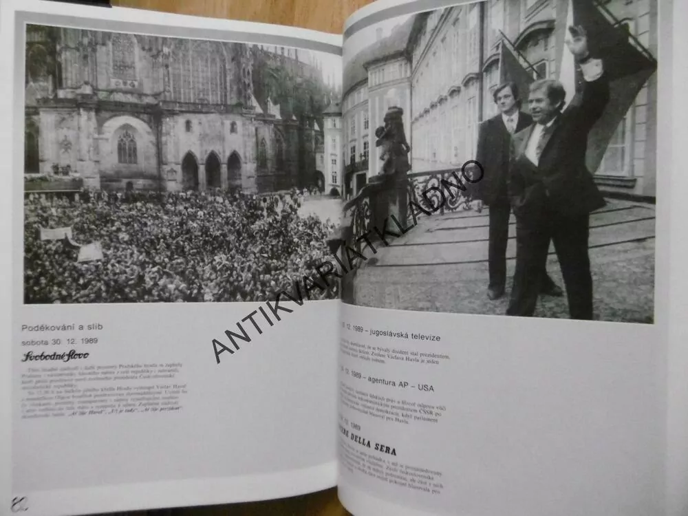 DOBĚ NAVZDORY,POLITIKA, HISTORIE, VÁCLAV HAVEL,AJ., 1990,  **an