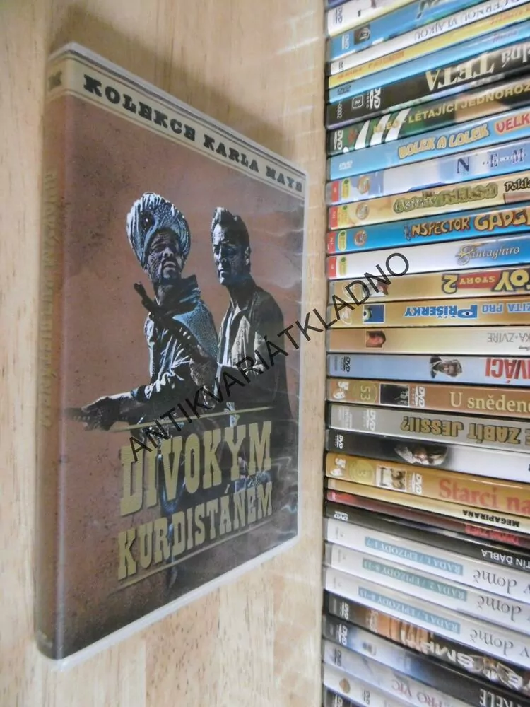 DIVOKÝM KURDISTÁNEM, BRICE, KAREL MAY, BARKER, DVD FILM