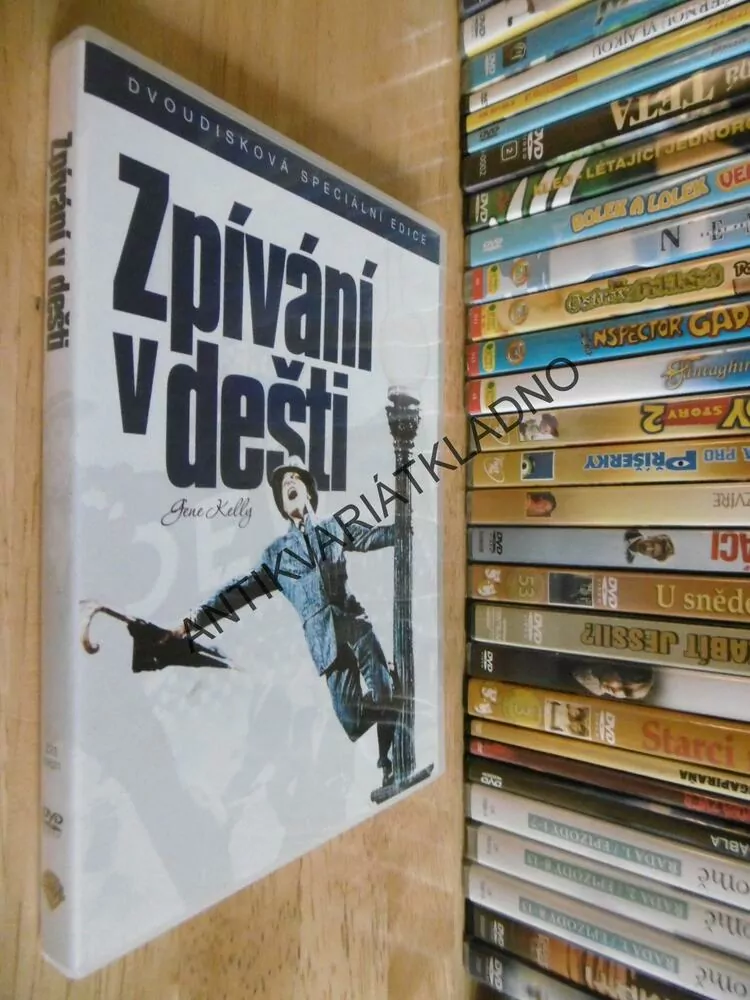 ZPÍVÁNÍ V DEŠTI, GENE KELLY, 2X DVD FILM