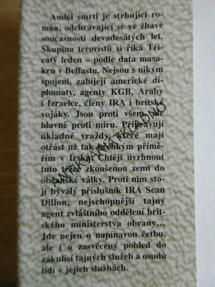 ANDĚL SMRTI, JACK HIGGINS, **an