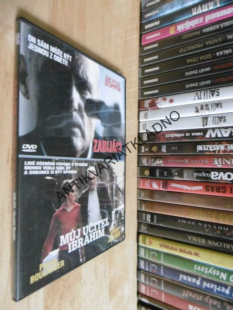ZABIJÁCI, DENNIS HOPPER, MŮJ UČITEL IBRAHIM, OMAR SHARIF, DVD FILM