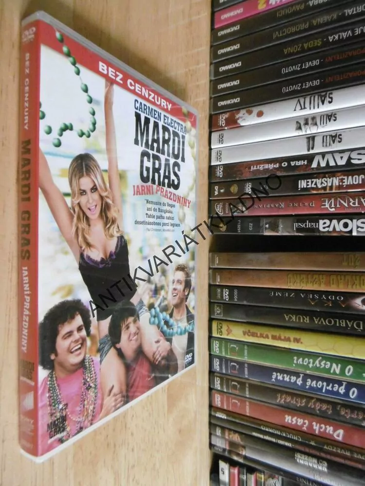 MARDI GRAS, JARNÍ PRÁZDNINY, CARMEN ELECTRA, DVD FILM
