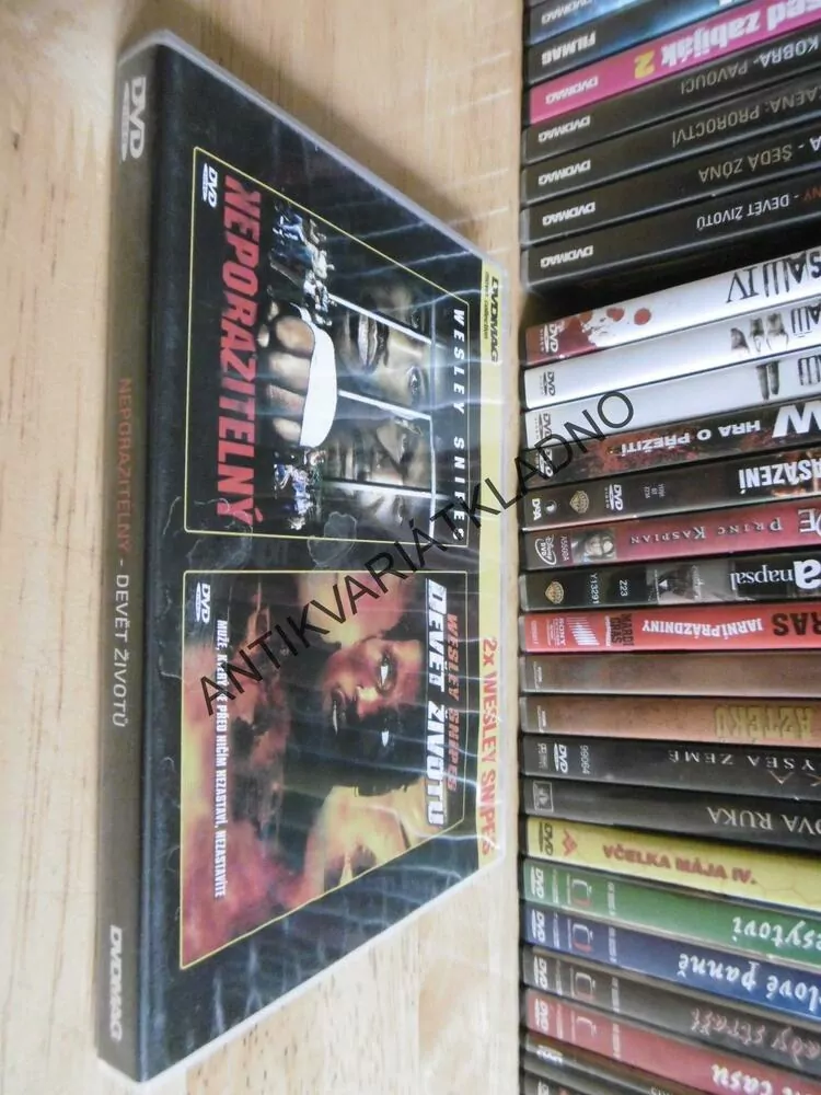 NEPORAZITELNÝ, DEVĚT ŽIVOTŮ, 2X WESLEY SNIPES, DVD FILM