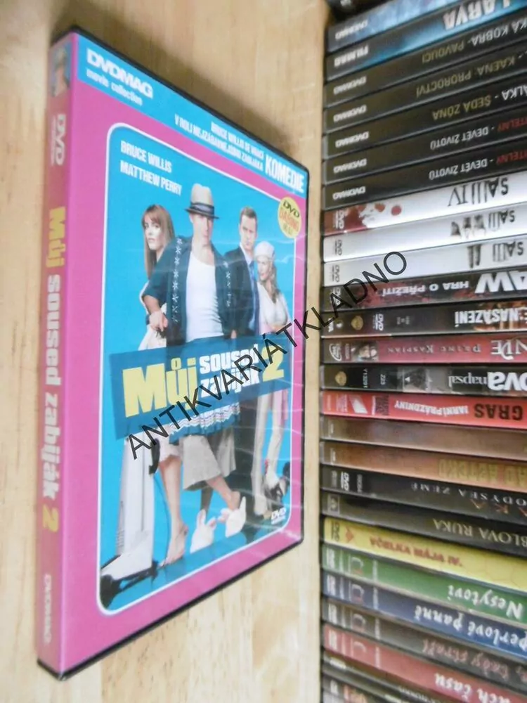 MŮJ SOUSED ZABIJÁK,2., BRUCE WILLIS,MATTHEW PERRY, DVD FILM 