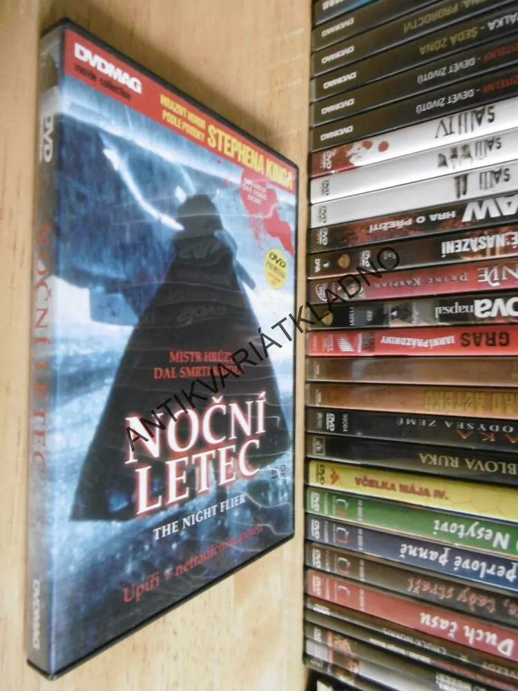 NOČNÍ LETEC, HOROR STEPHEN KING, DVD FILM