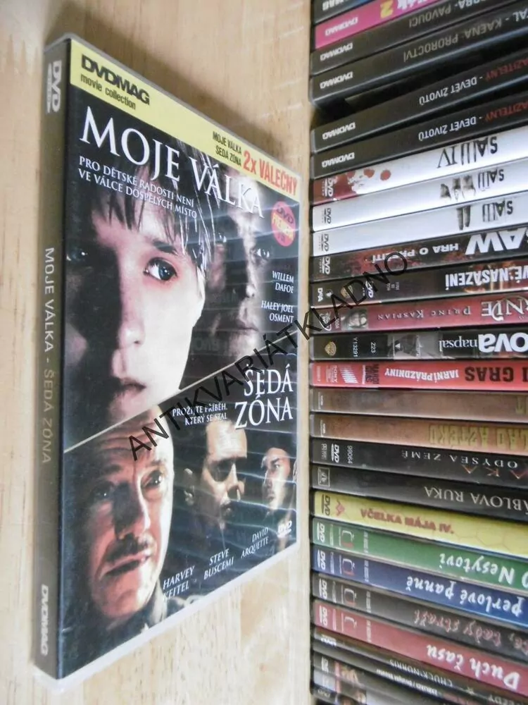 MOJE VÁLKA, ŠEDÁ ZÓNA, 2 X FILM NA JEDNOM DVD FILM