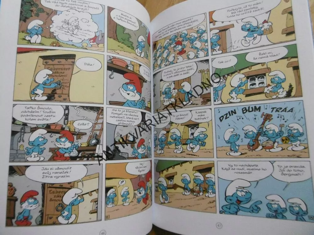 ŠMOULOVÉ A KRÁKULA, KOMIKS, **an