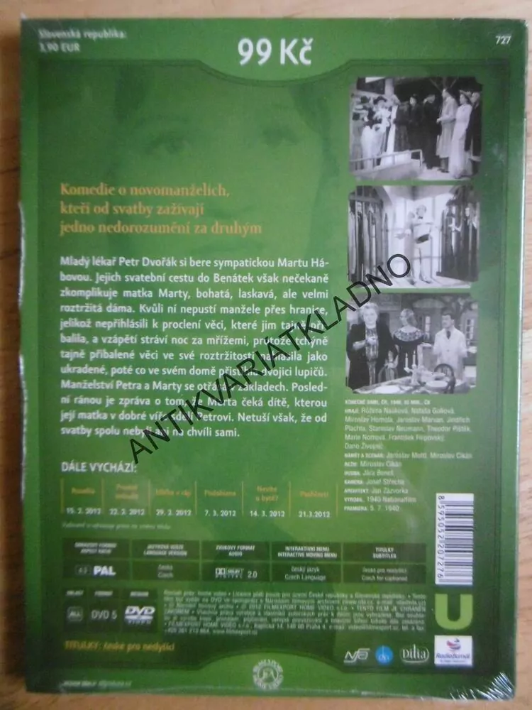 KONEČNĚ SAMI, NATAŠA GOLLOVÁ, HOMOLA, DVD FILM