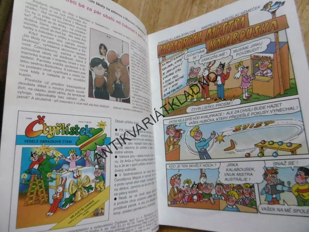 ČTYŘLÍSTEK 251 - MEMORIÁL MISTRA KALABOUSKA