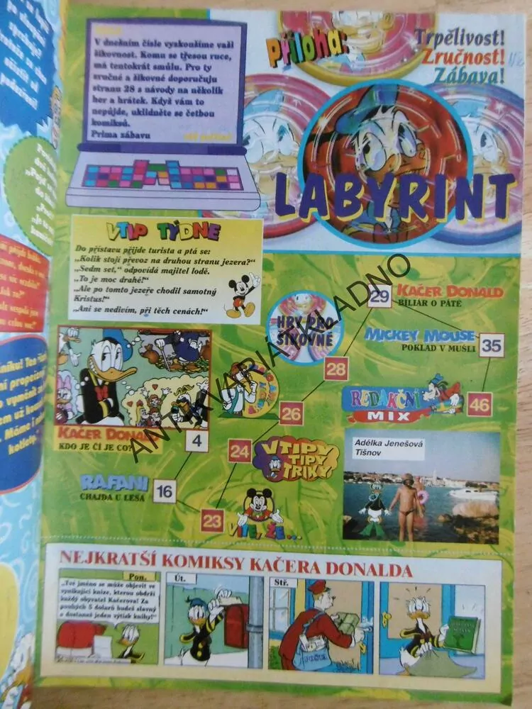 KAČER DONALD, 23/99, komiks DISNEY