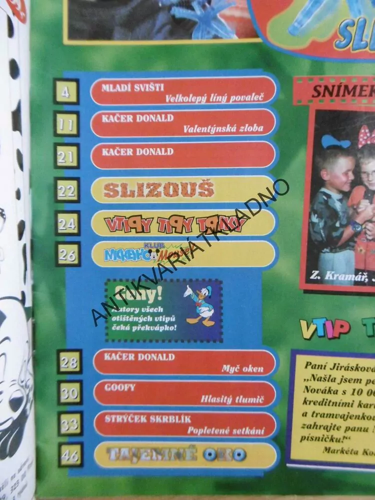KAČER DONALD, 04/2001, komiks DISNEY