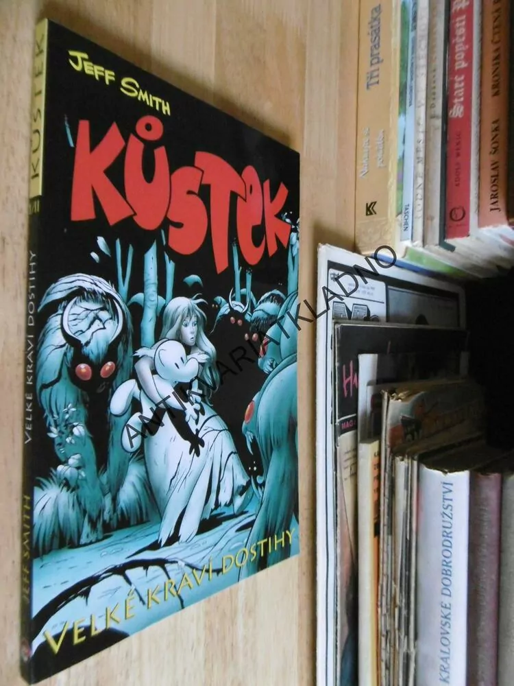KŮSTEK, VELKÉ KRAVÍ DOSTIHY, JEFF SMITH, KOMIKS, **an