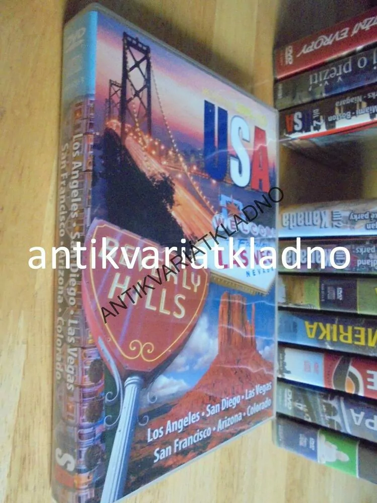 DVD DOKUMENT- USA, AMERIKA, 3 DVD + 1 CD HUDBA