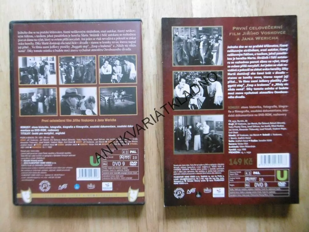 PUDR A BENZIN, VOSKOVEC, WERICH, DVD FILM ČR