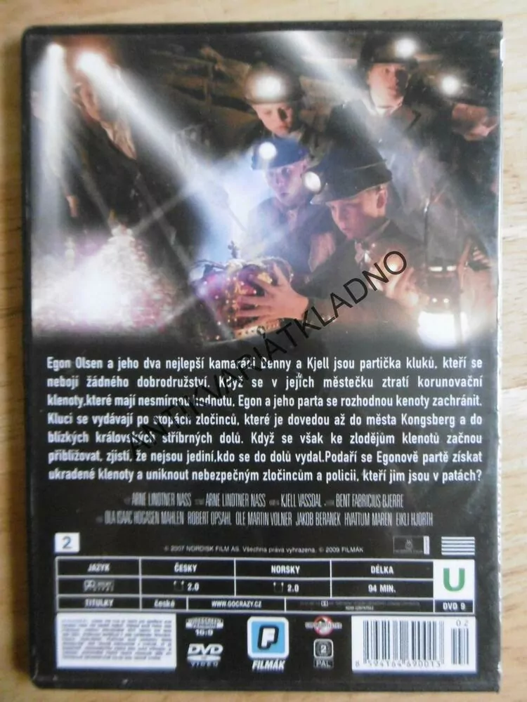 CRAZY GANG A ZÁHADA STŘÍBRNÉHO DOLU, DVD FILM