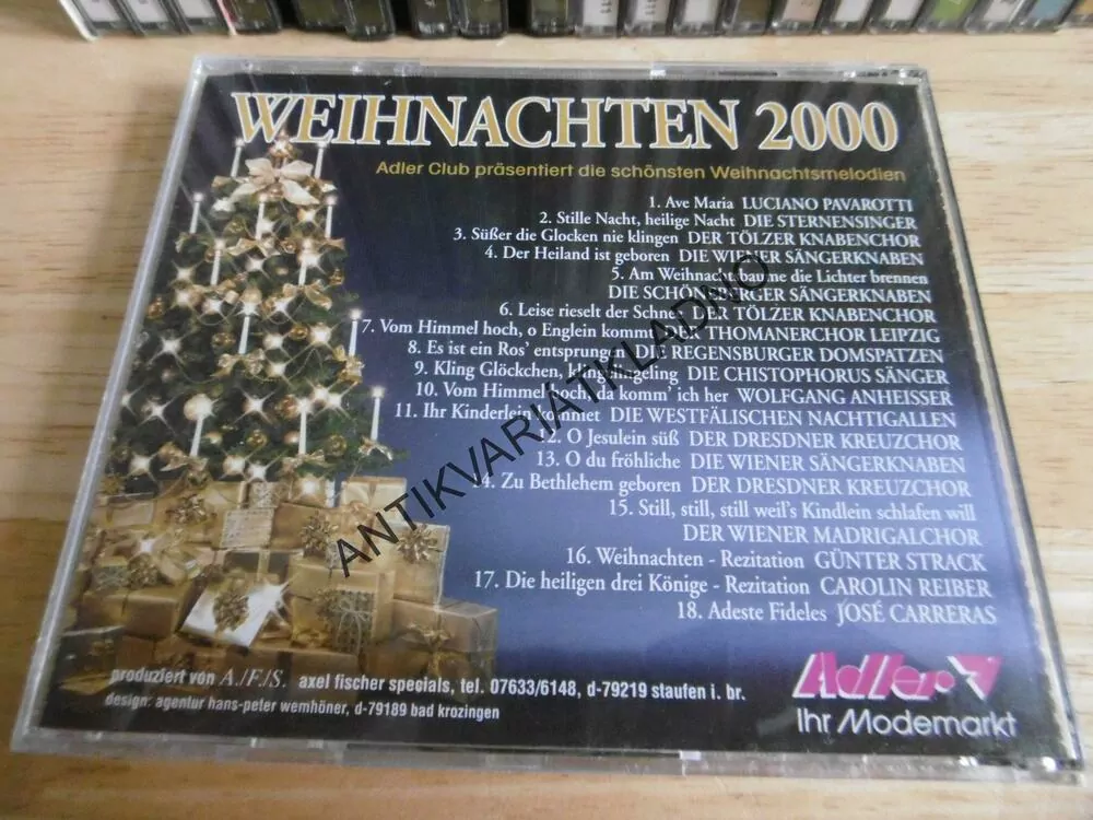 WEIHNACHTEN 2000, CD HUDBA