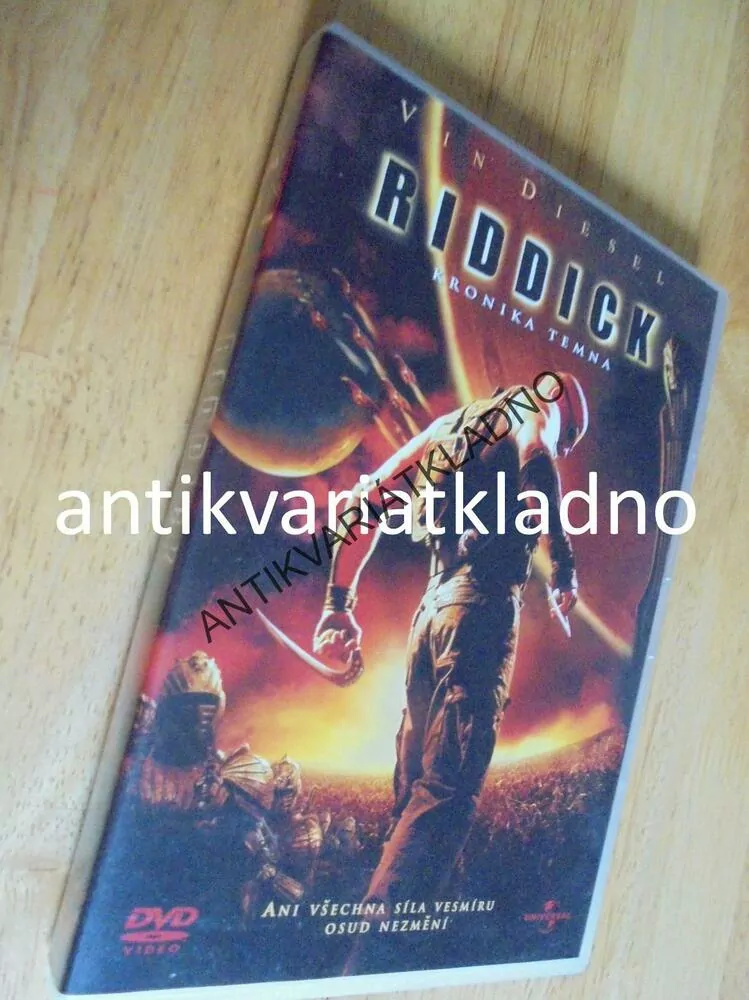 RIDDICK, KRONIKA TEMNA, VIN DIESEL, DVD FILM