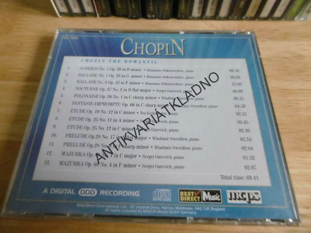 CHOPIN, THE ROMANTIC, KLASSIK ZUM KUSCHELN, CD HUDBA