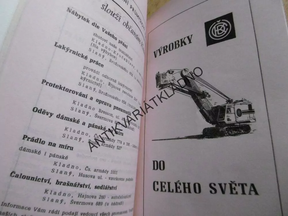 PRŮVODCE MĚSTEM SLANÝ, ASI 1964
