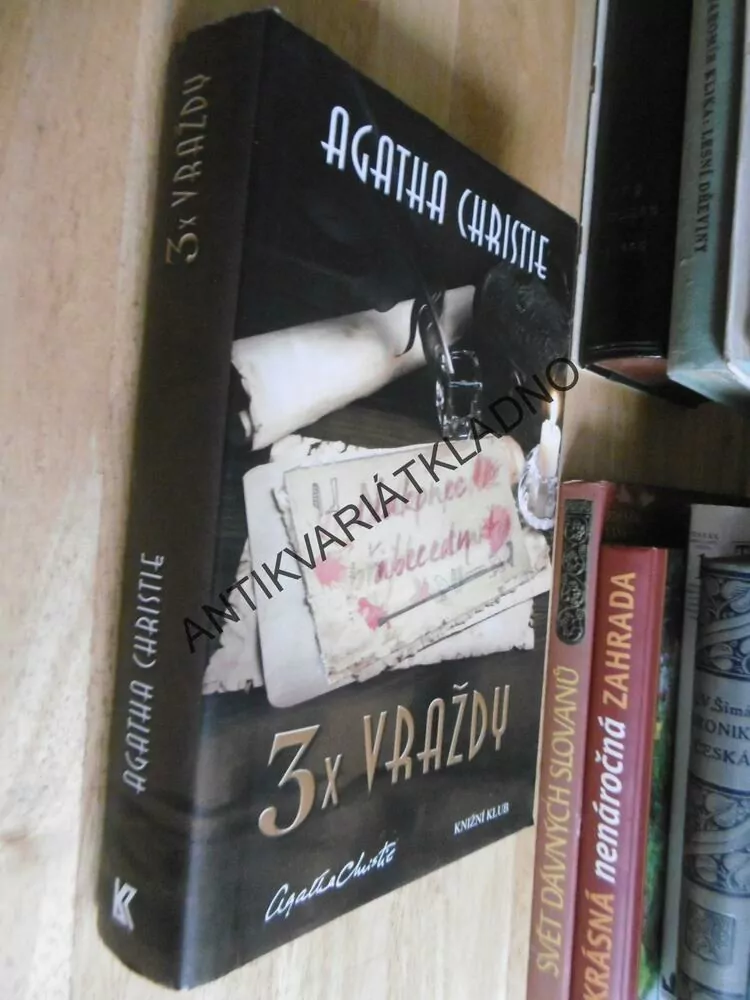 3 X VRAŽDY, HERCULE POIROT, AGATHA CHRISTIE, **an