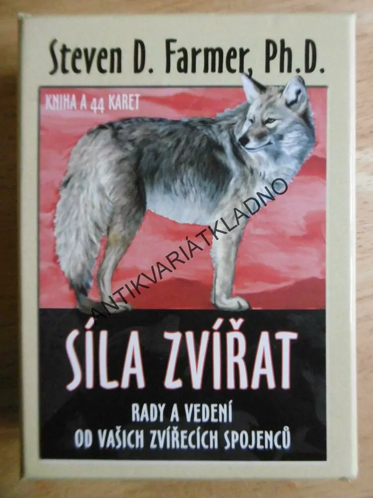 SÍLA ZVÍŘAT, KNIHA + 44 KARET, STEVEN D. FARMER, 