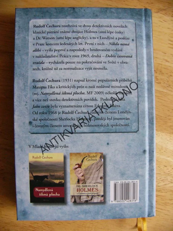 NIKDO NEMÁ ALIBI, RUDOLF ČECHURA, HOLMES, **an