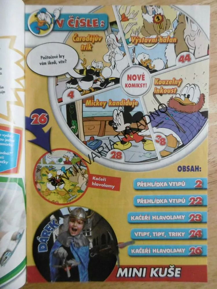 KAČER DONALD, 6/09, komiks DISNEY