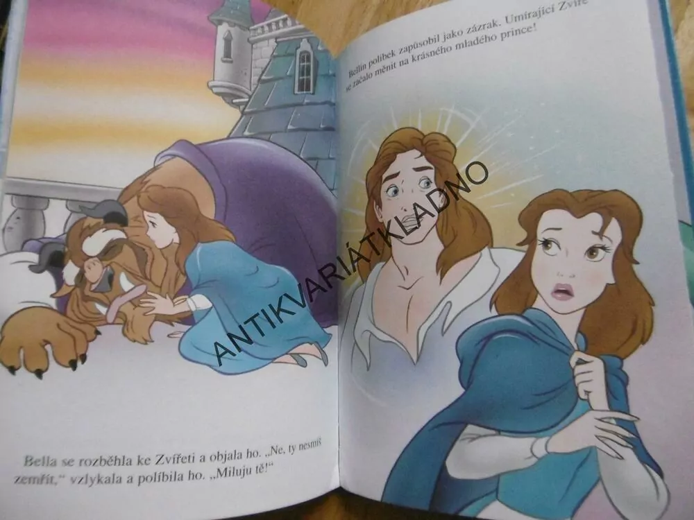 KRÁSKA A ZVÍŘE, WALT DISNEY, **an
