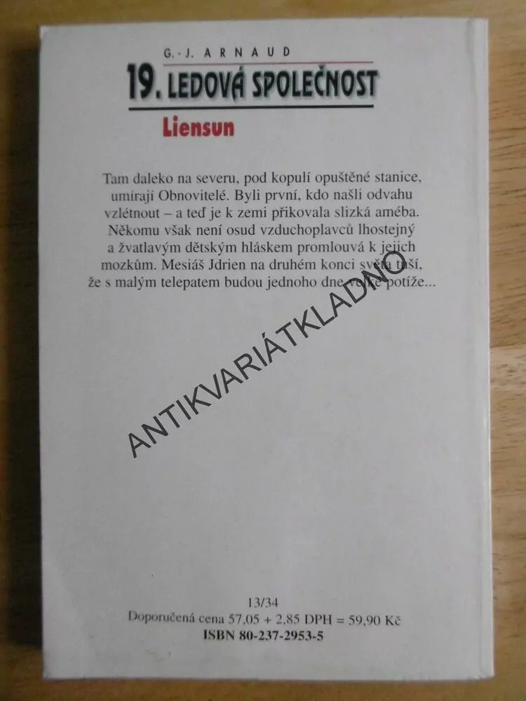 LIENSUN, 19.LEDOVÁ SPOLEČNOST, G.J.ARMAUD